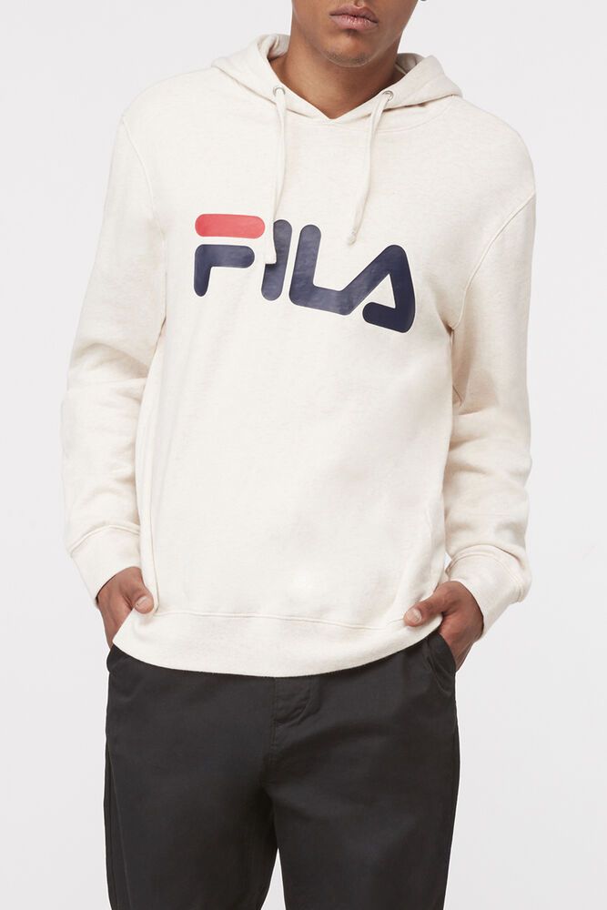 Fila Hoodie Mens White Queens Hoody - Ireland 71630-YTHS